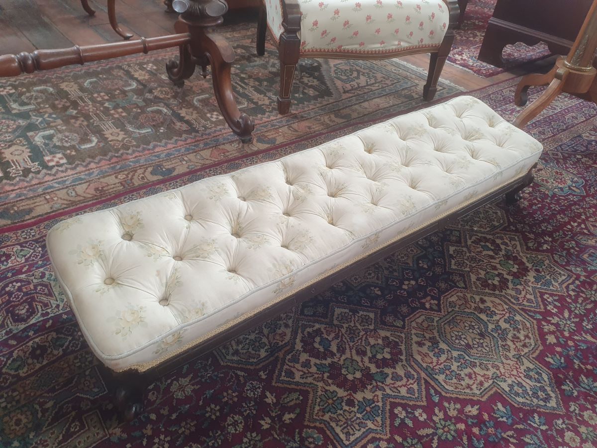 Early Victorian Long Footstool
